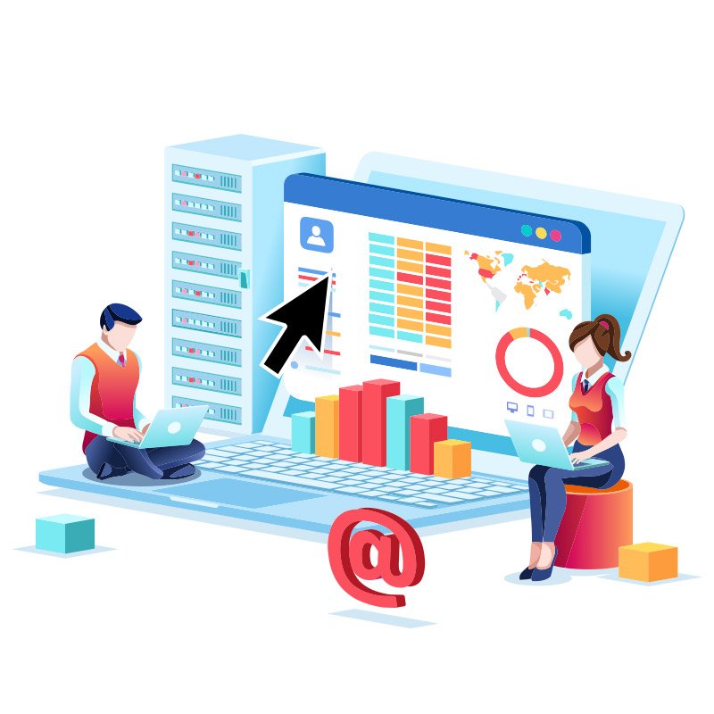 Digital asset valuation illustration