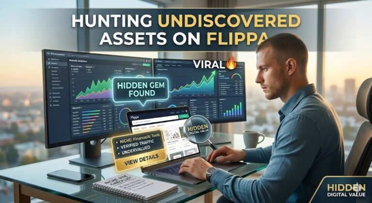 Find undervalued niche sites on Flippa.